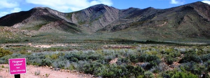 At the start of the trail