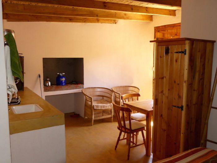 Open-plan kitchen-lounge-dining area