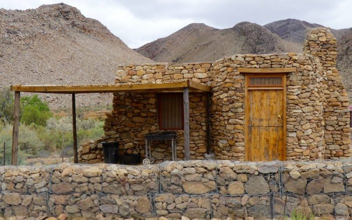 Rustic stone cottage